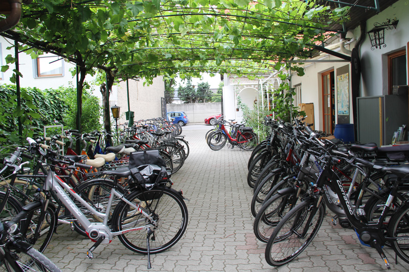 Fahrräder im Radverleih & Radshop Mürner